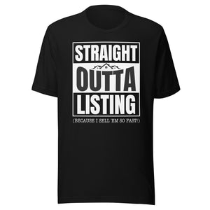 Straight Outta Listing - Unisex t-shirt