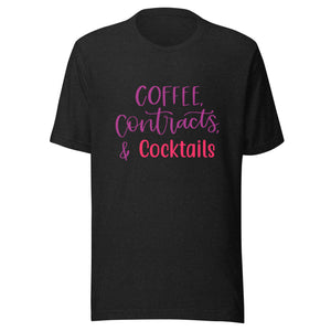 Coffee Conctracts Cocktails  - Unisex t-shirt