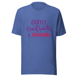 Coffee Conctracts Cocktails  - Unisex t-shirt