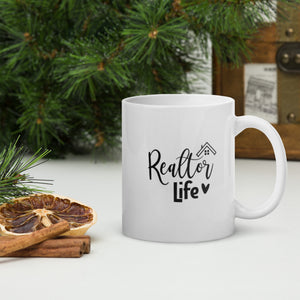 Realtor Life -White glossy mug